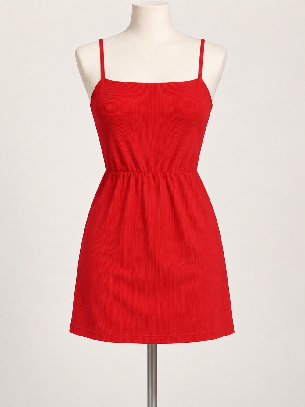 Lulu's Red Spaghetti-Strap Mini Dress